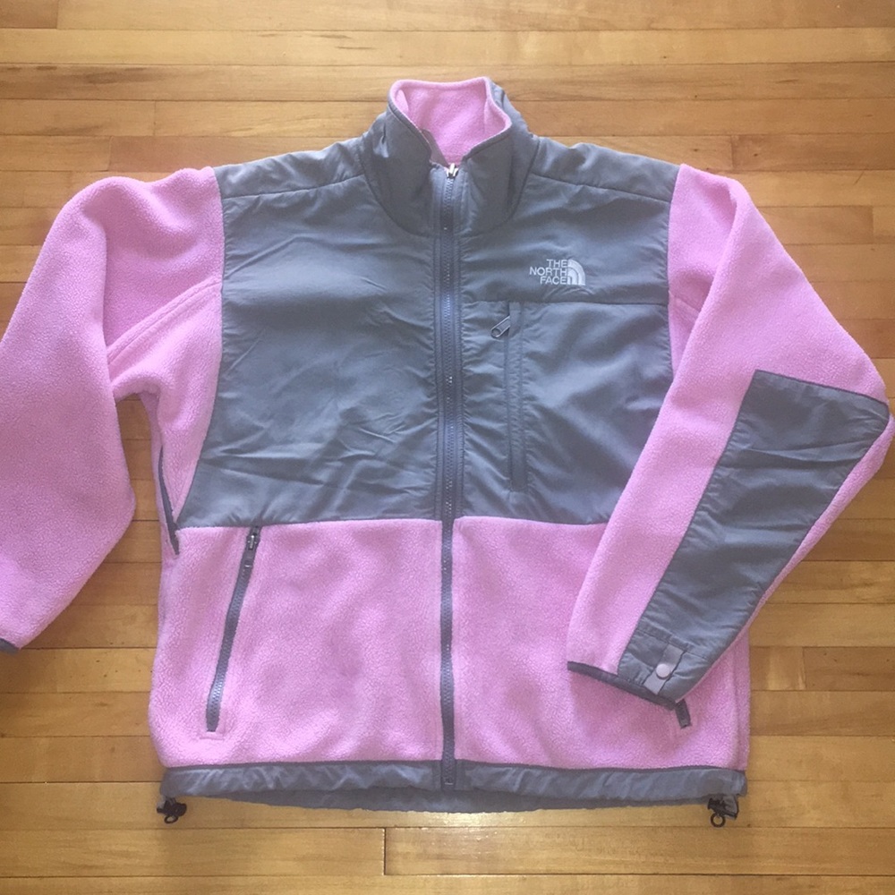 The North Face Denali Jacket in Light Pink / Grey
